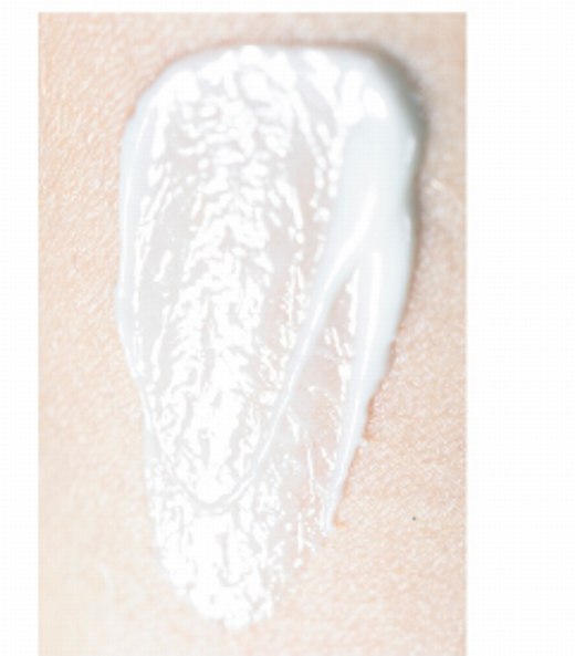 SOLAVIS product photography — cream texture on skin
